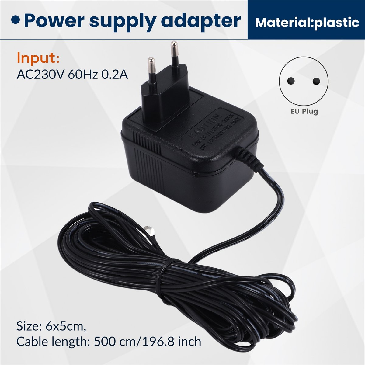Outdoor Power Adapter Ring - (ABGQ) Адаптер-зарядное устройство 18В 500мА для
