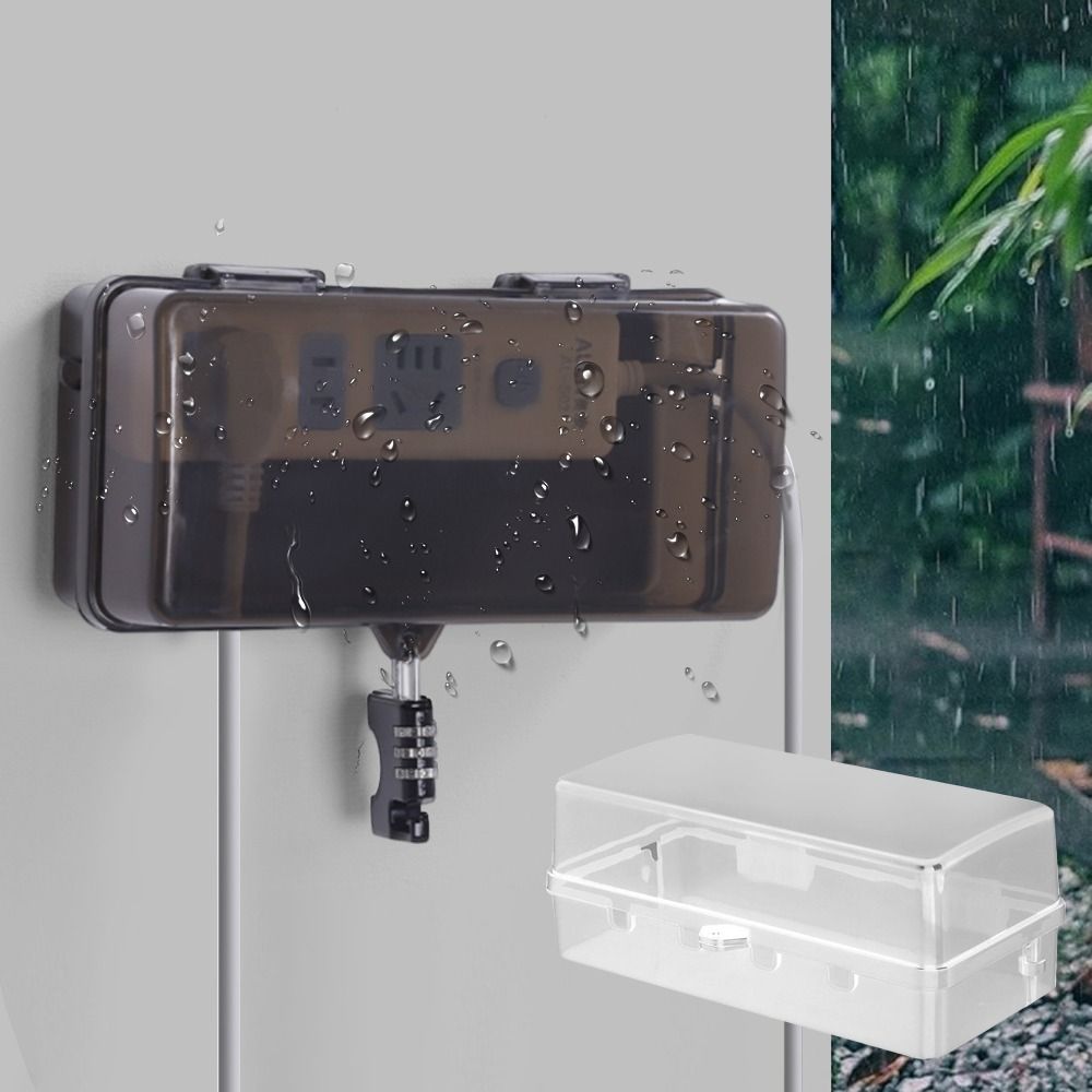 Outdoor Power Strip - Прочный пластиковый защитный короб для удлинителя,