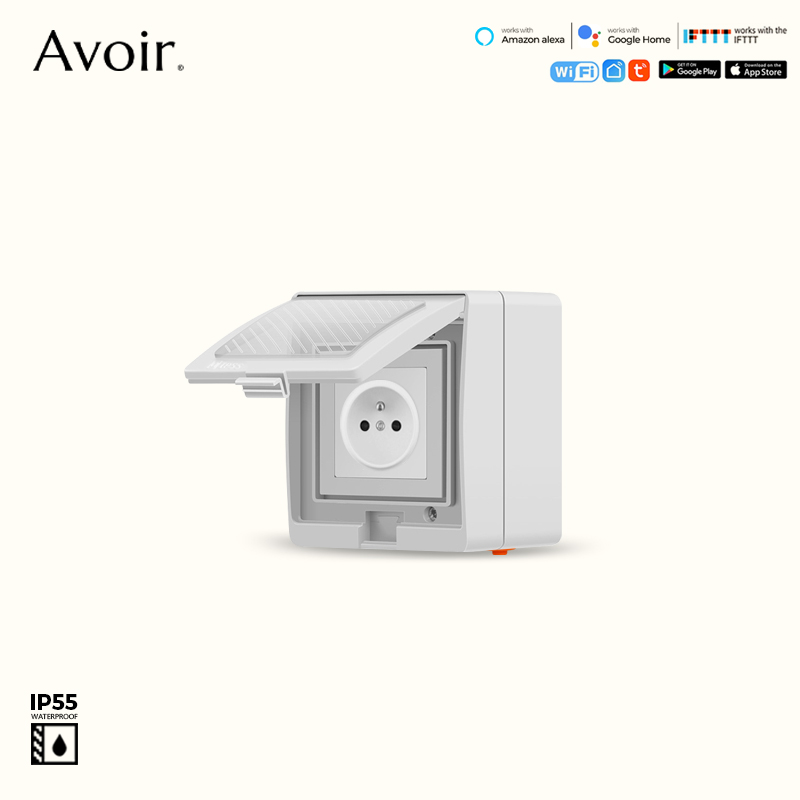 Outdoor Power Outlet With Remote Control - Водонепроницаемые электрические розетки с Wi-Fi и