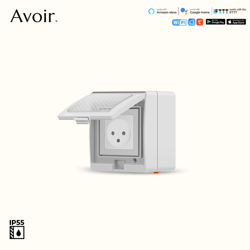 Outdoor Power Outlet With Remote Control - Смарт-розетка с Wi-Fi и водонепроницаемой крышкой,