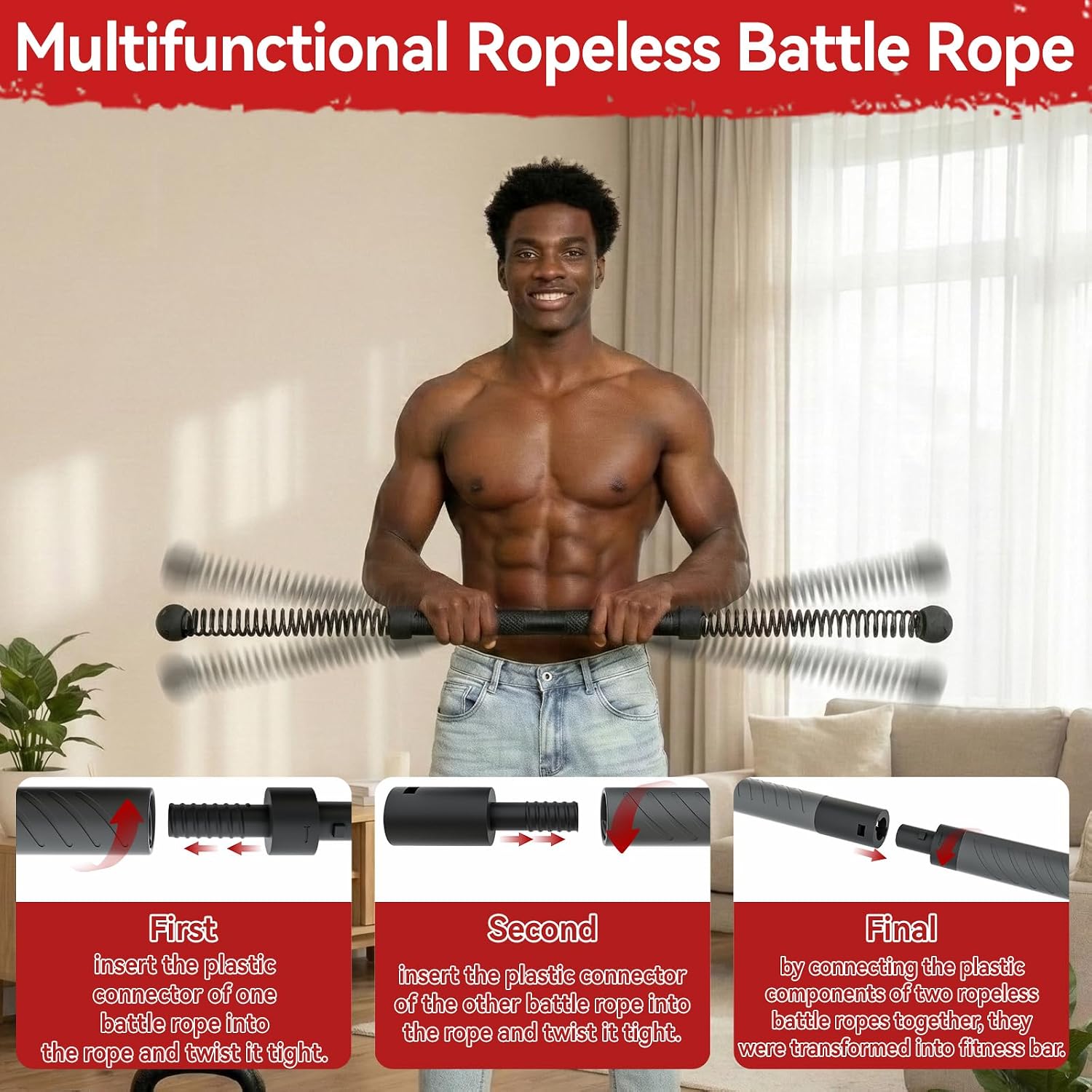 Outdoor Power Bar - Усовершенствованный беспроводной силовой тренажер 2-в-1 с