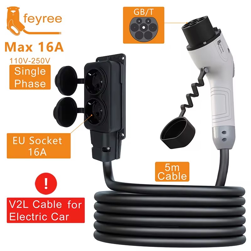 Outdoor Power Plug - Кабель для разрядки Feyree V2L, зарядное