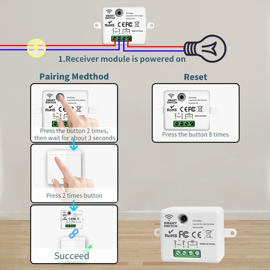 Беспроводной настенный выключа – обзор и цена Outdoor Power Outlet With Remote Control
