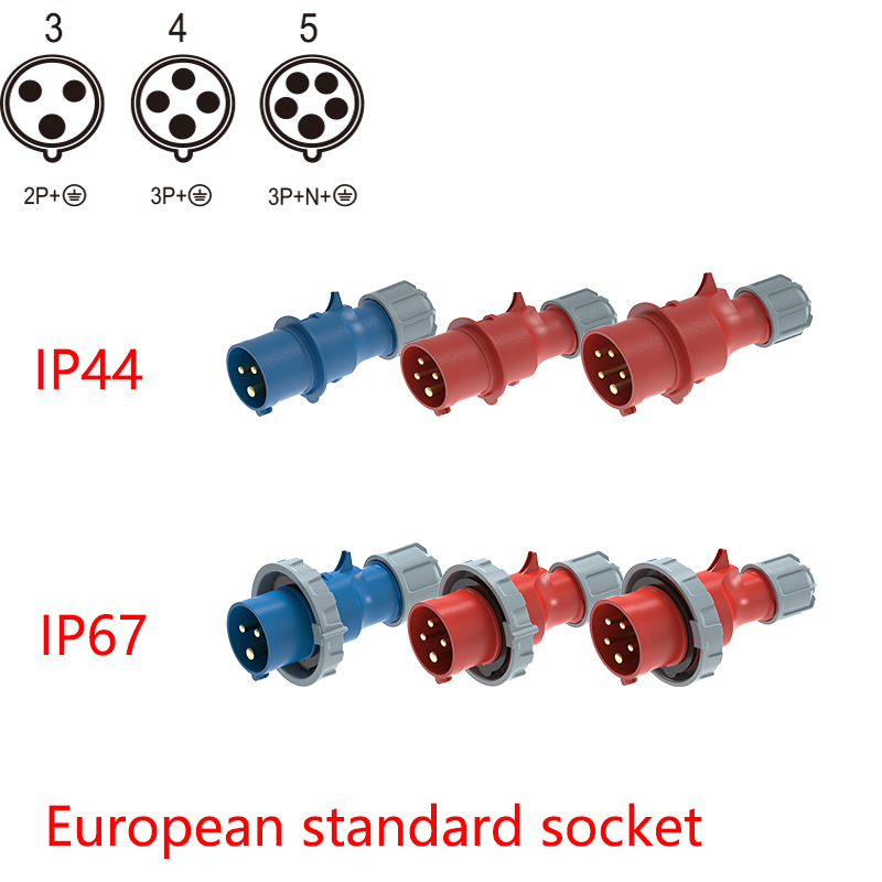 32A 3-контактный 2P + E электр – обзор и цена Outdoor Power Plug