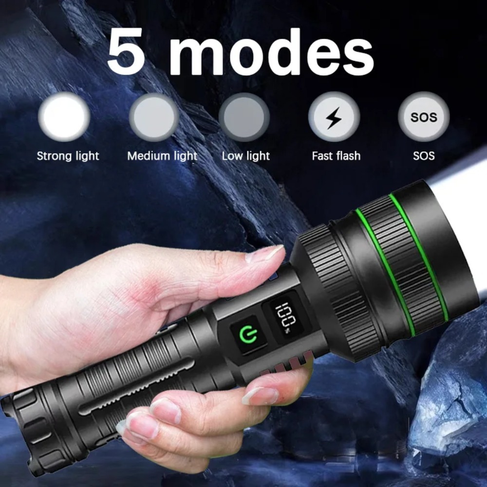 Мощный светодиодный фонарик с  – обзор и цена Outdoor Power For Camping