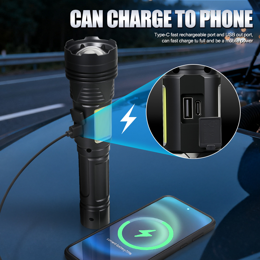 Мощный светодиодный ручной фон – обзор и цена Outdoor Power Bank